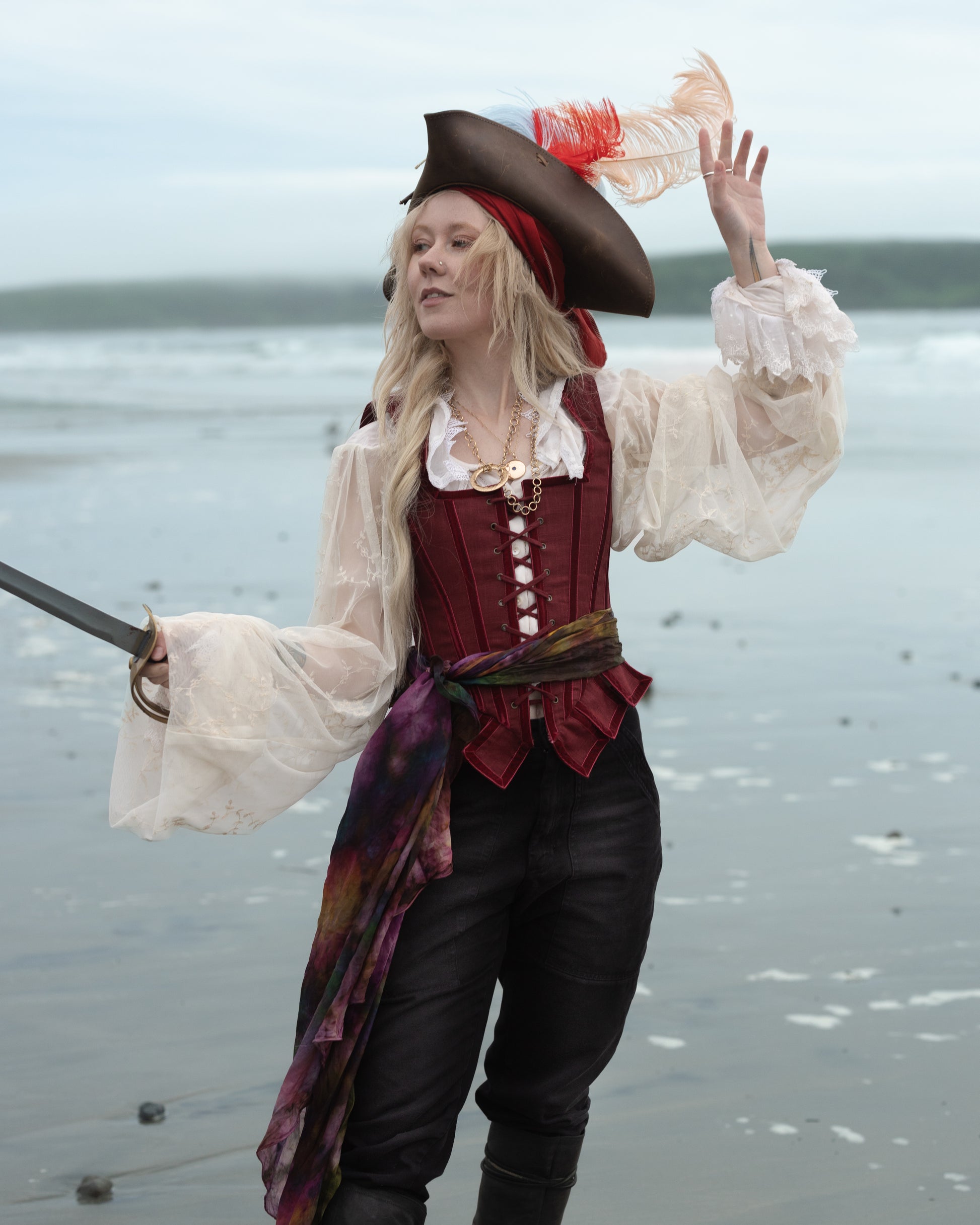 Red Pirate Doublet Red / M Red Pirate Doublet Red / M