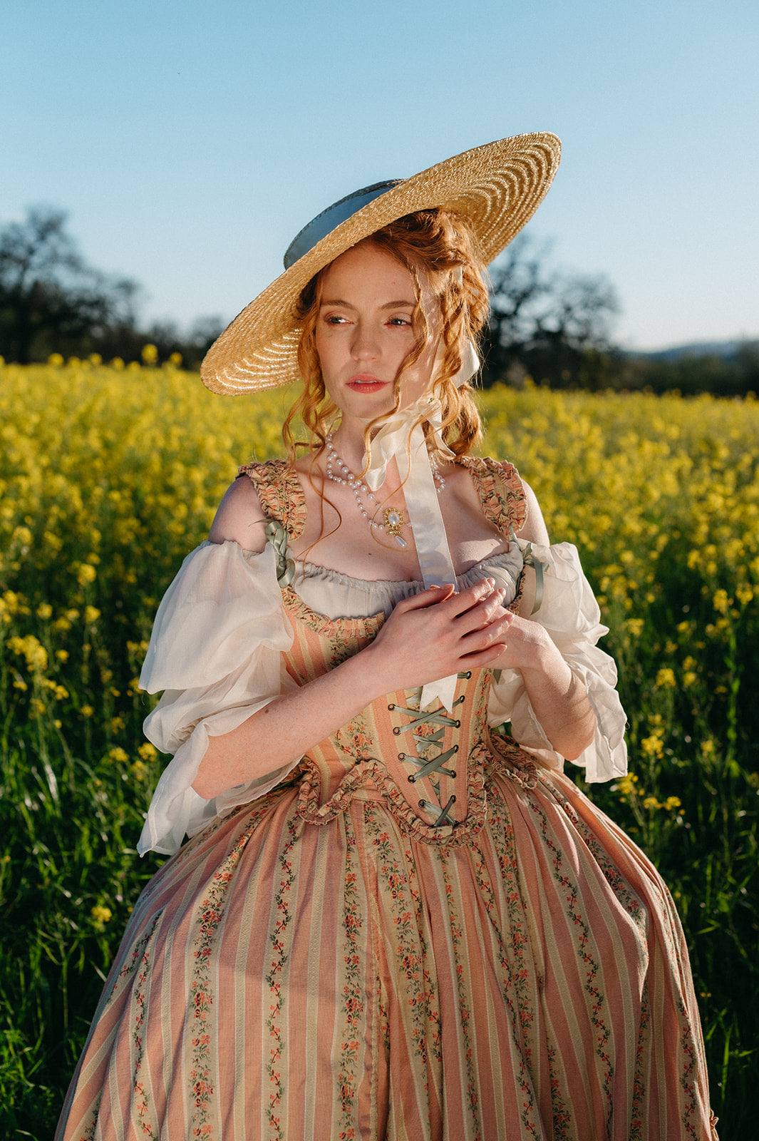 Rococo Pink 18th Century Stays