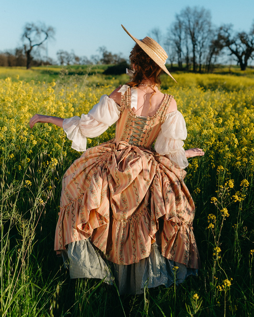 Rococo Pink Ruffle Skirt