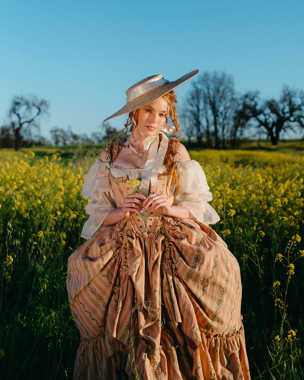 Rococo Pink Ruffle Skirt