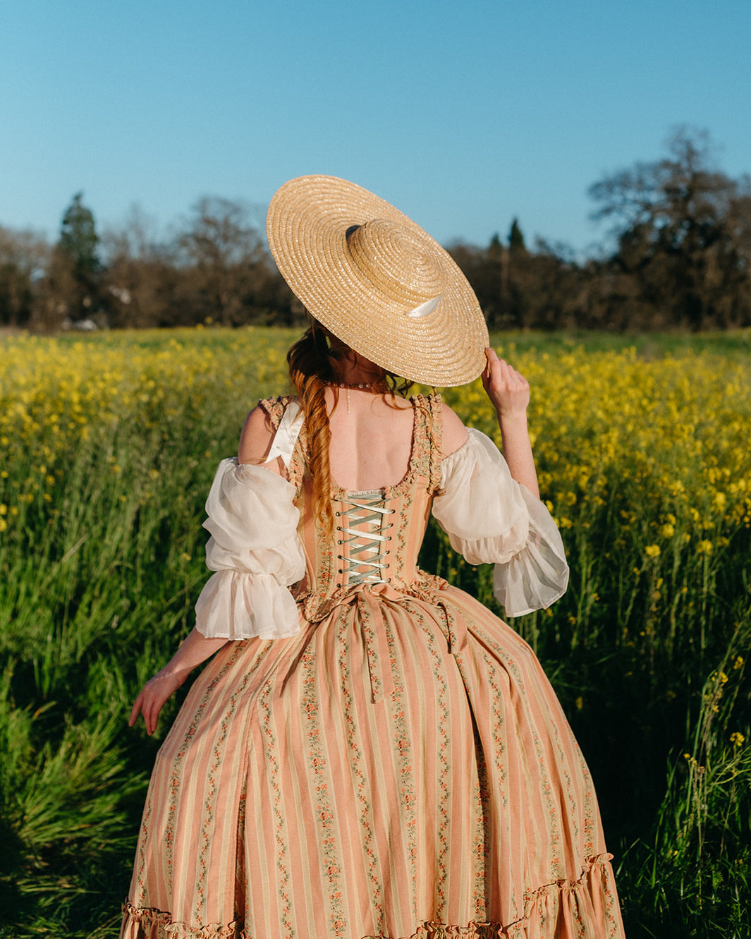 Rococo Pink Ruffle Skirt