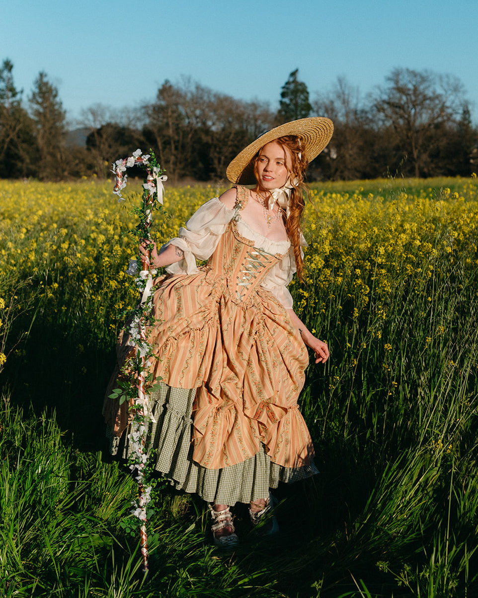 Rococo Pink Ruffle Skirt