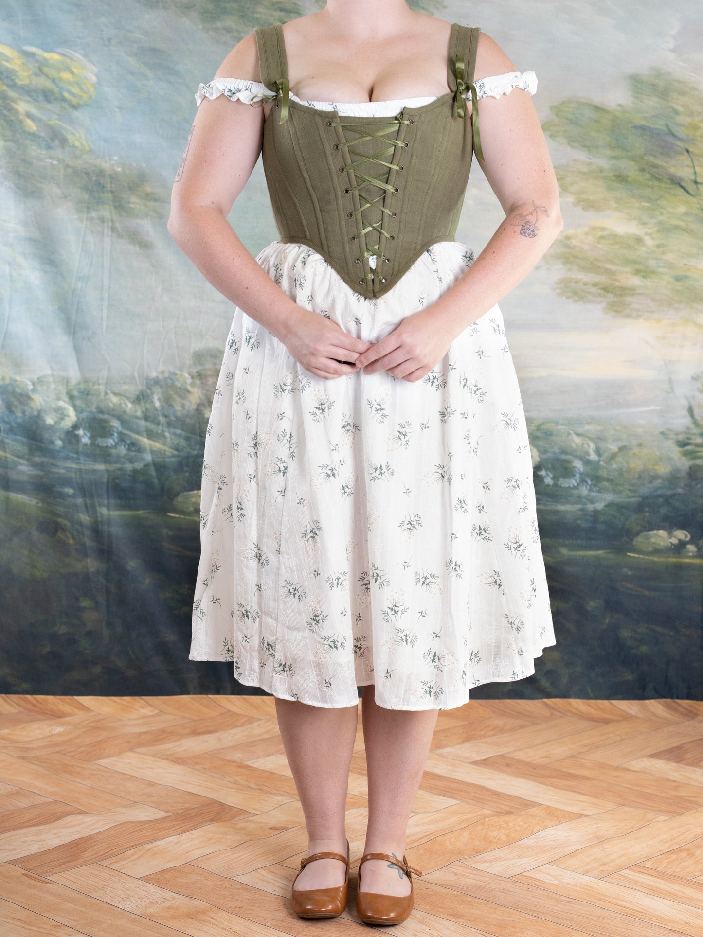 Floral Milkmaid Dress