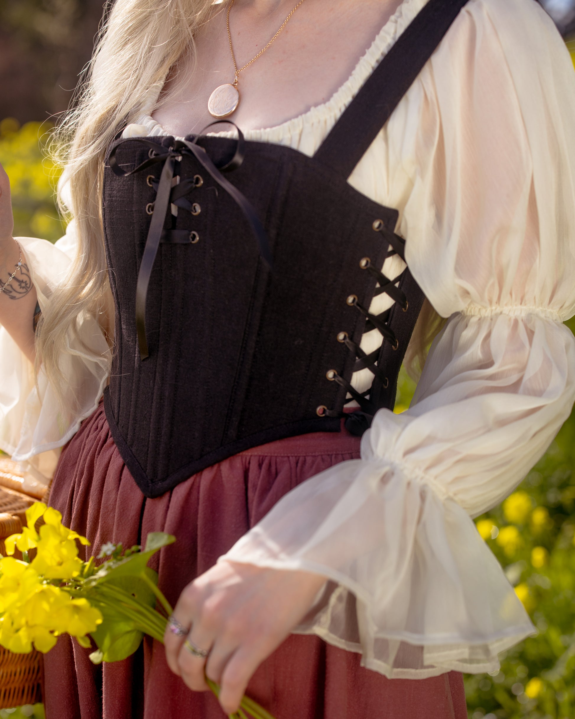Black Aurora Corset